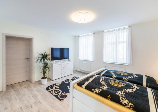 Fewo an der Havel - Schlafzimmer, Foto: Susanne Wernicke