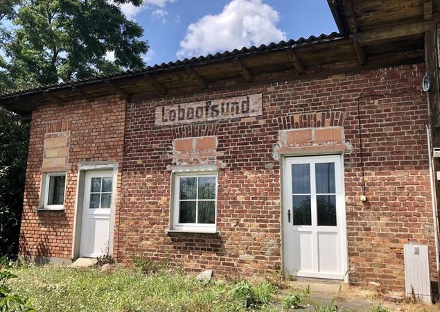 Alter Bahnhof Lobeofsund, Foto: Itta Olaj, Lizenz: TV Ruppiner Seenland