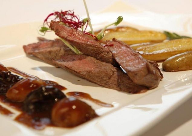 Kulinarisches im Restaurant Schlosswirt Meseberg, Foto: Herr Bert Groche, Lizenz: Herr Bert Groche