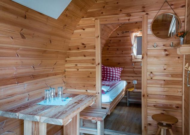 MiniHotel Innenaufnahme, Foto: Antje Schreckenbach