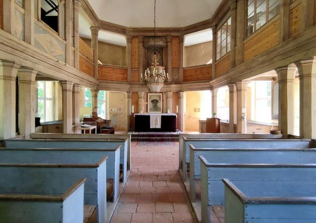 Innenraum - Kirche, Foto: Anke Treichel, Lizenz: Regio-Nord