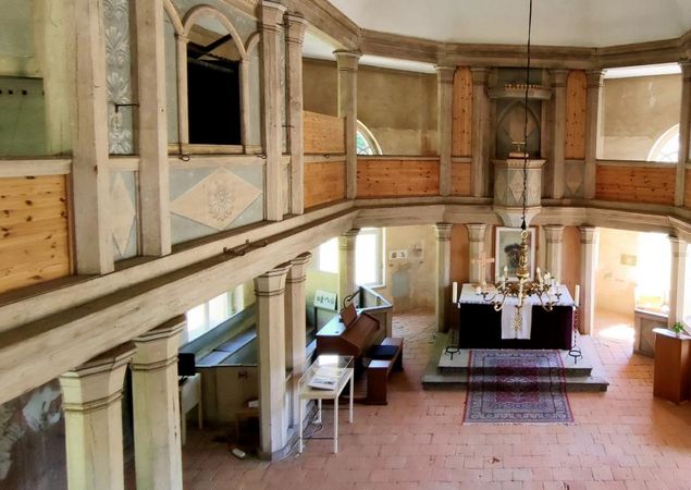 Innenraum - Kirche, Foto: Anke Treichel, Lizenz: Regio-Nord