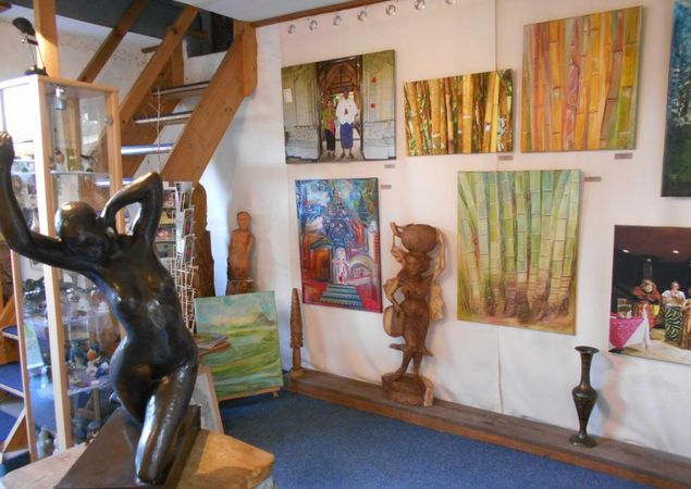 Galerie Nagel im Exotik Kunst Garten, Foto: Kathrin Liesegang-Nagel, Lizenz: Kathrin Liesegang-Nagel