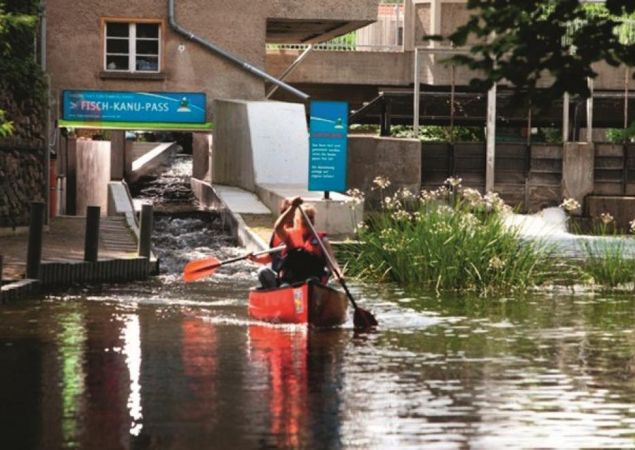 Fisch-Kanu-Pass in Fürstenberg/Havel, Foto: Stadt Fürstenberg/Havel