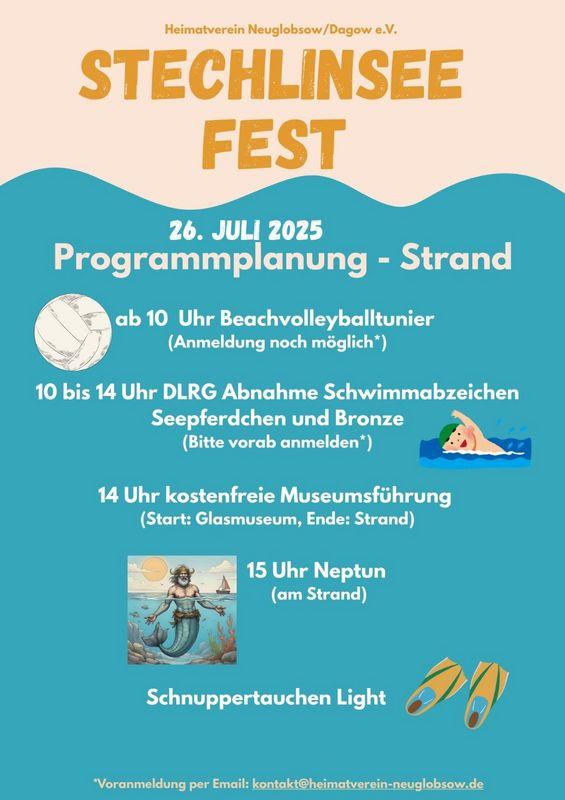 Plakat des Stechlinseefestes