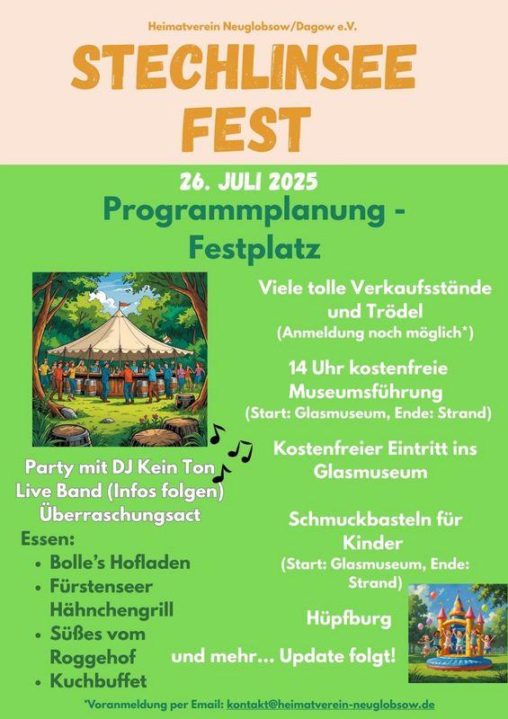 Plakat des Stechlinseefestes