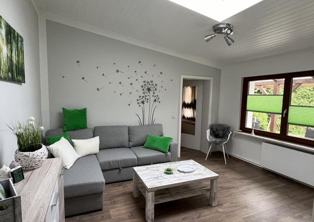 Ferienhaus Im Grünen - Wohnzimmer, Foto: Diana Harm, Lizenz: Diana Harm