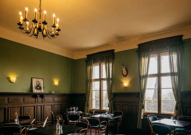 Gut Boltenhof - Saal im Gutshaus, Foto: Andrea Riest, Lizenz: Andrea Riest