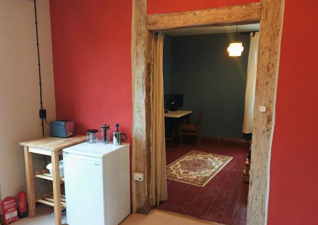 Ferienwohnung Kirchblick - Durchgang Küche Schlafzimmer, Foto: Vera Samusch, Lizenz: Vera Samusch