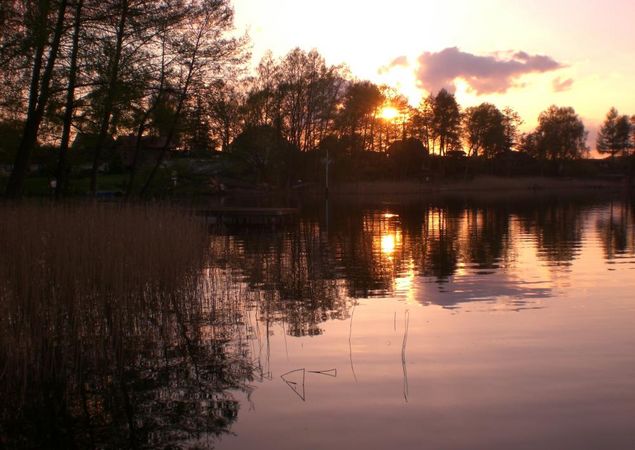 Abendstimmung am See, , Foto: Gönner