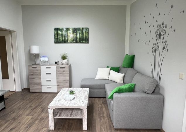 Ferienhaus Im Grünen - Wohnzimmer, Foto: Diana Harm, Lizenz: Diana Harm