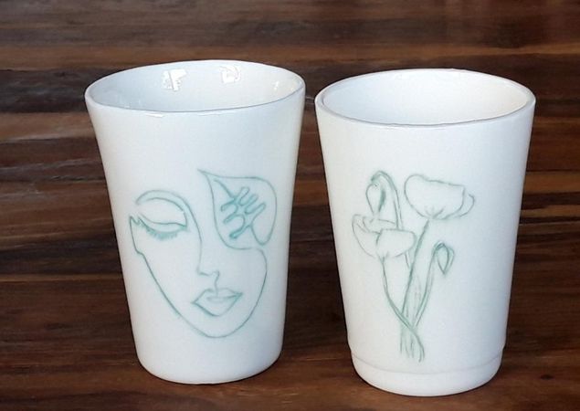 Becher, Foto: Sabine Borns, Lizenz: Sabine Borns