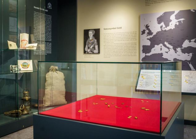 Ausstellung Goldschatz Fürstenberg, Foto: André Wirsig, Lizenz: REGiO-Nord Ausstellung Goldschatz Fürstenberg, Foto: André Wirsig, Lizenz: REGiO-Nord