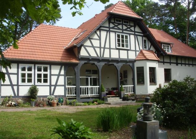 Landhaus Labes; Blick auf hintere Fassade , Foto: W. Schmolke, Lizenz: W. Schmolke