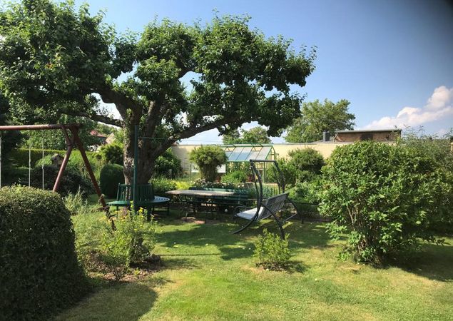 Ferienhaus Im Grünen - Garten mit Spielplatz, Foto: Diana Harm, Lizenz: Diana Harm