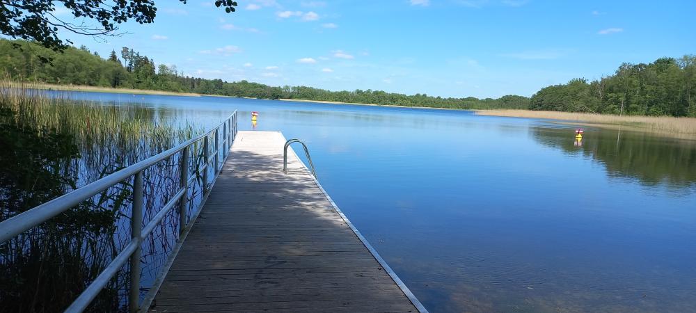 Badestelle am Moderfitzsee in Himmelpfort, Foto: Rhea Knaak, Lizenz: REGiO-Nord Badestelle am Moderfitzsee in Himmelpfort, Foto: Rhea Knaak, Lizenz: REGiO-Nord