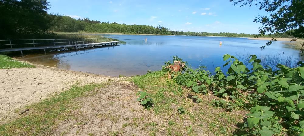 Badestelle am Moderfitzsee in Himmelpfort, Foto: Rhea Knaak, Lizenz: REGiO-Nord Badestelle am Moderfitzsee in Himmelpfort, Foto: Rhea Knaak, Lizenz: REGiO-Nord