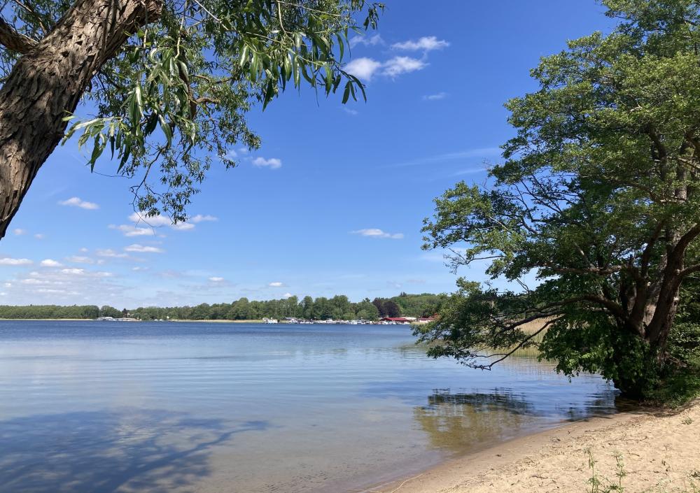 Badestelle am Stolpsee in Himmelpfort (am Campingplatz)