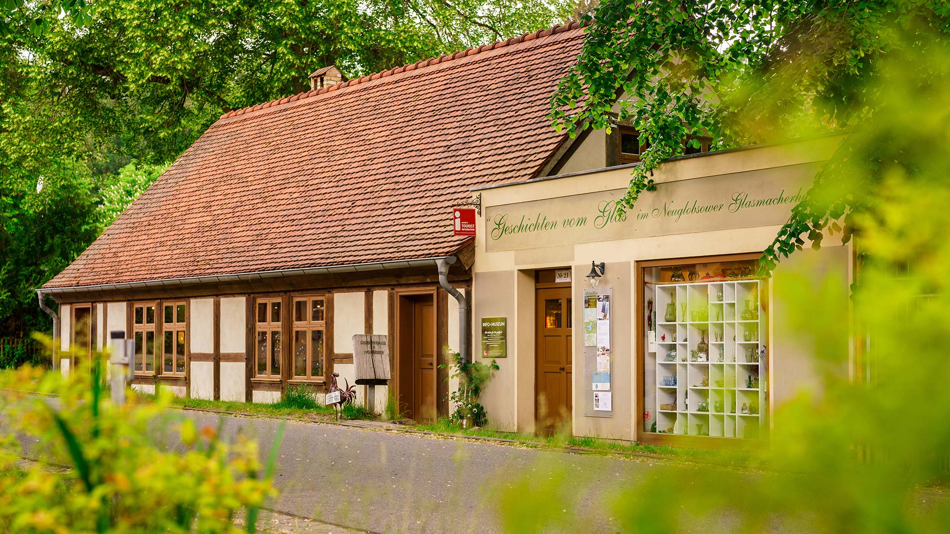 Glasmacherhaus in Neuglobsow